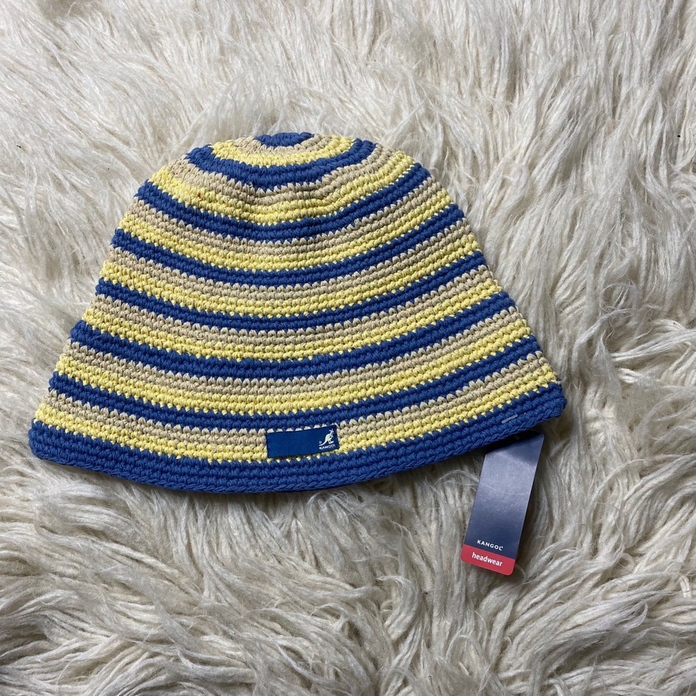 kangol crochet bucket hat cap adult OSFA deadstock - Picture 1 of 3